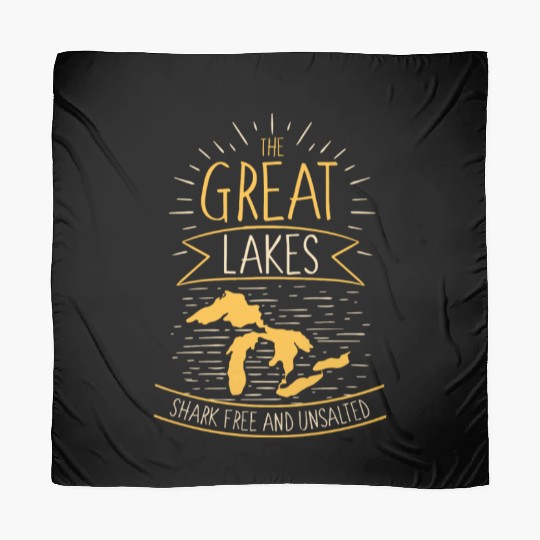 The Great Lakes Shark Free Unsalted Michigan Scarves