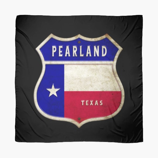 Pearland Texas crest flag design Scarves