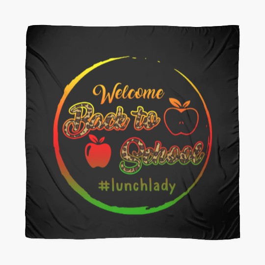 Back to School Scarves, Lunch Lady Scarves, Cafeteria