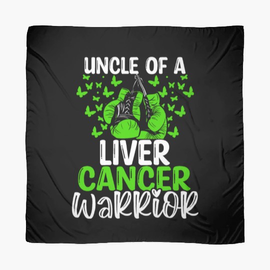 Liver Cancer Awareness Uncle Nephew Niece Scarves