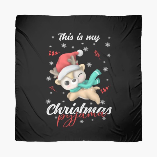 Winter Christmas Pyjama Reindeer Scarves