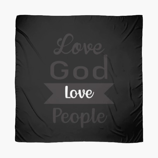 Love God Love People Scarves