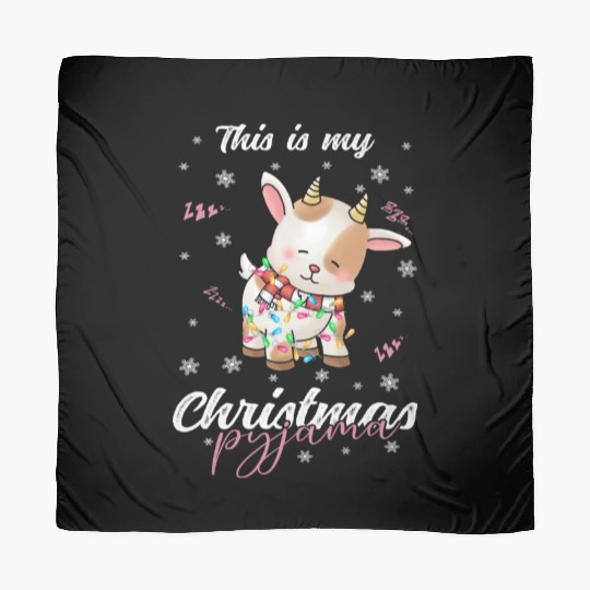 Winter Christmas Pyjama Goat Scarves