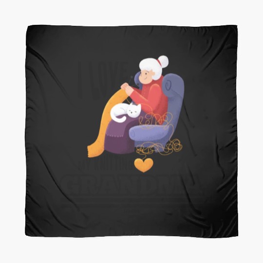 I Love My Grandma Scarves