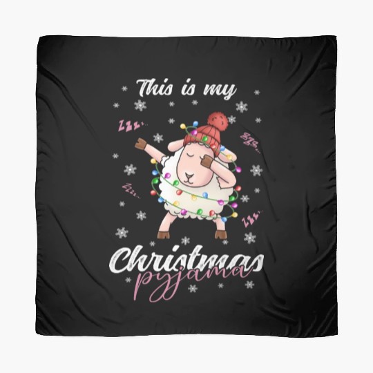 Winter Christmas Pyjama Sheep Scarves