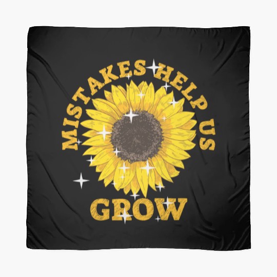 Mistakes Help Us Grow Back To School Motivational Scarves
