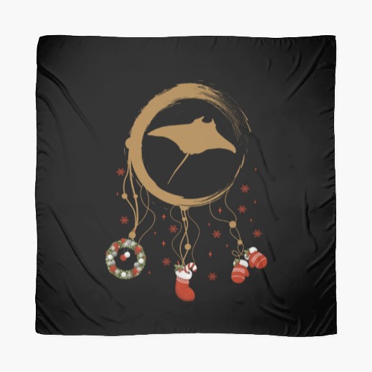 Winter dreamcatcher Christmas Rays Scarves