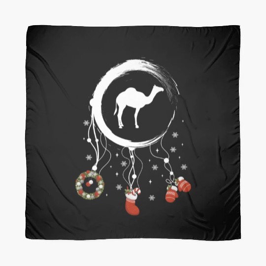 Winter dreamcatcher Christmas Camel Scarves