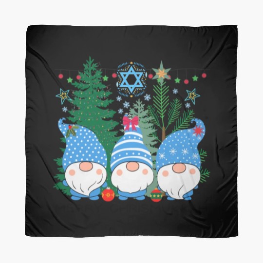 Merry Christmukkah, Jewish Christmas, Hanukkah Scarves