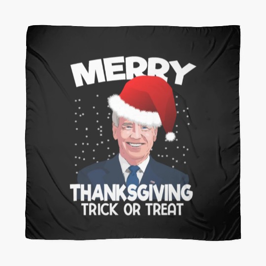 Funny Joe Biden Merry Thanksgiving Trick Or Treat Scarves
