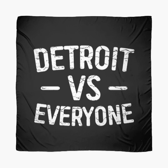 Detroit Vs Everyone Funny Michigan Scarves