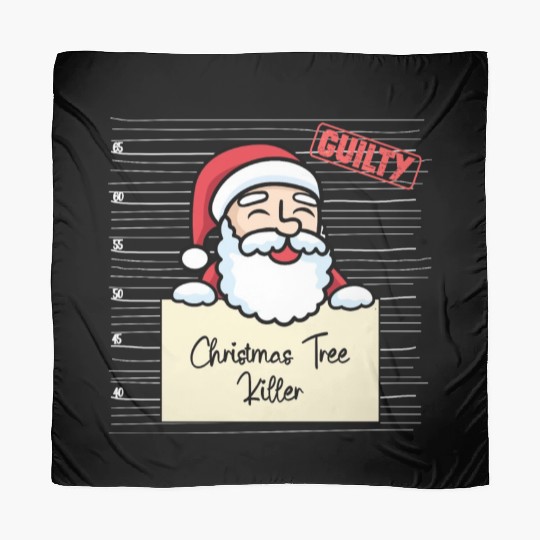 Santa Claus christmas funny prison Scarves