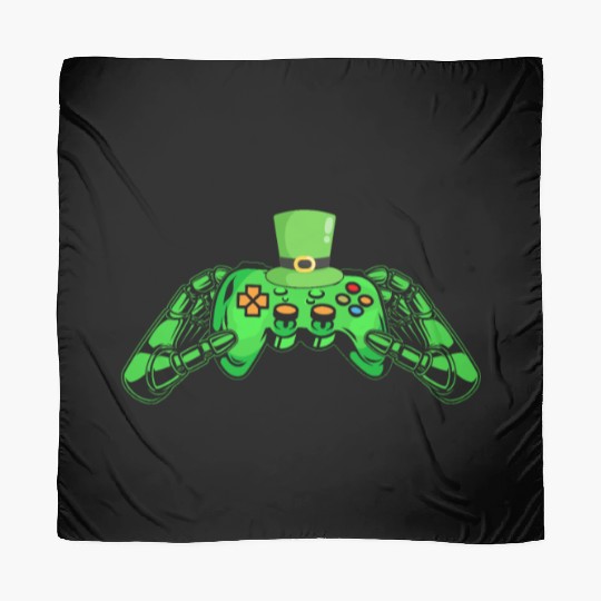 Video Game Controller Irish Gamer Boys St Patricks Scarves