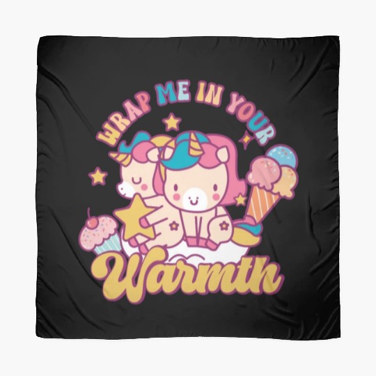 Rainbow Animal Unicorn Winter Season Lover Scarves