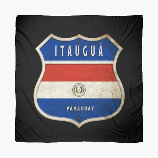 Itauguá Paraguay coat of arms flag design Scarves