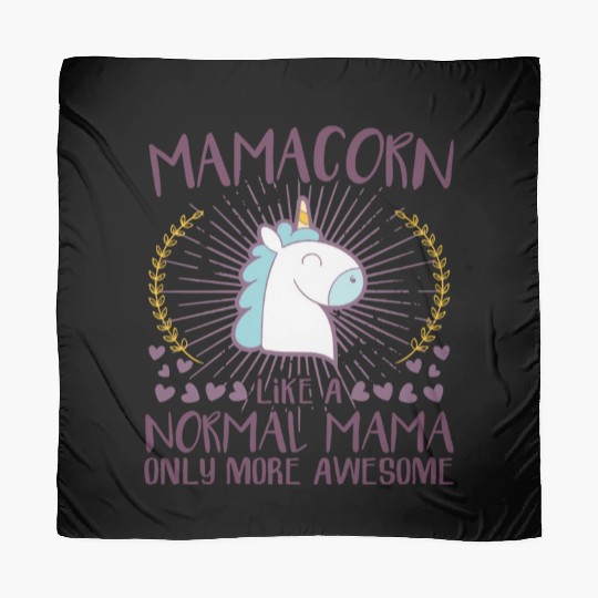 Mamacorn mom unicorn mothers day baby family kid Scarves