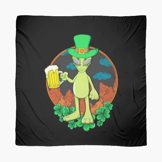St Patrick's Day Drinking Alien Scarves
