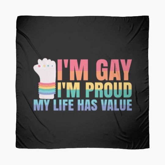 Gay Pride Month Equality Rainbow Scarves