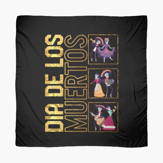 Dia De Los Muertos Scarves, Ballet Folklorico Sugar