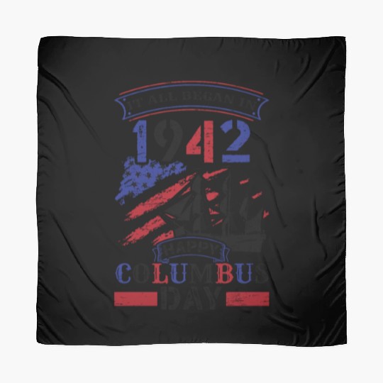 Columbus Day 1942 American Italian Christopher Scarves