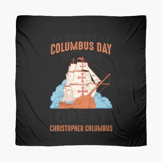 Great Christopher Columbus Day 1942 American Scarves