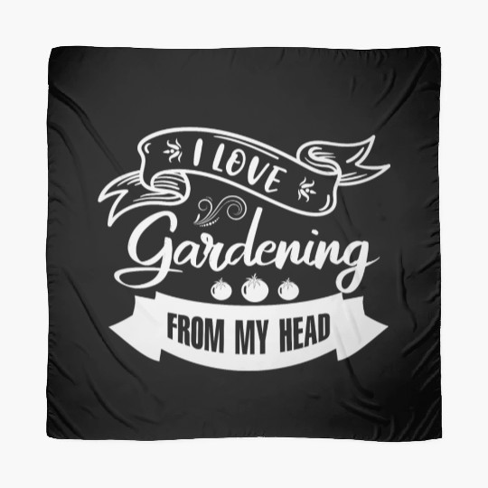 Amateur Gardener In The Garden, Fruit And Scarves