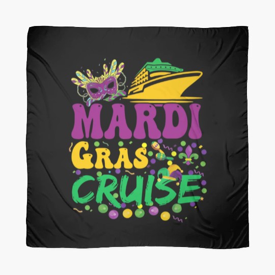 Mardi Gras Cruise Cruising Mask Cruise Ship Party Scarves