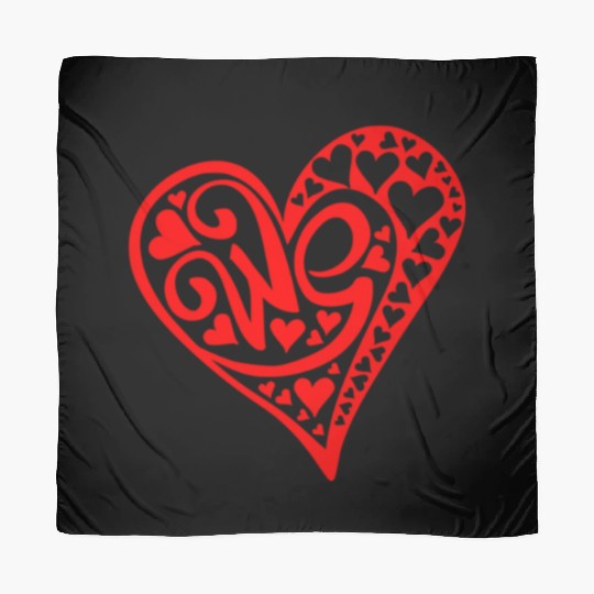 Galentines Day Red Heart We Valentines Day2 Scarves