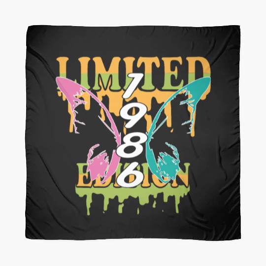 1986 Born Limited Edition Butterfly Gift Scarves