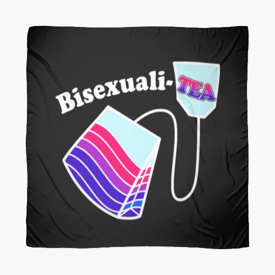 Bisexualitea Funny Bisexual Tea Bag Bi Pride Color Scarves