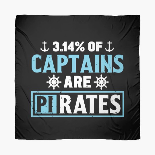 Funny Pi Day Scarves Math Pi Day 314 Percent Captain