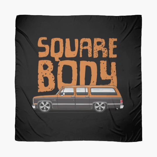 square Burnt Orange Scarves