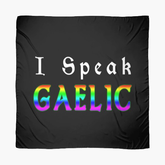 St Patricks Day Rainbow LGBT | I Speak Gaelic Scarves