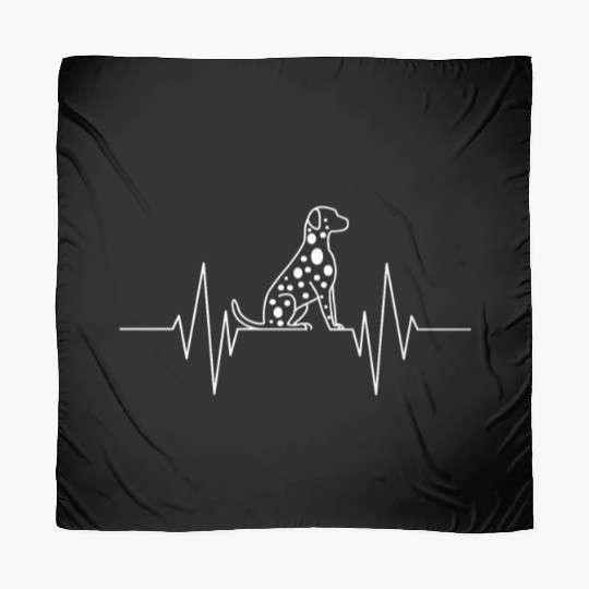 Dalmatian Dalmatian Heartbeat Scarves
