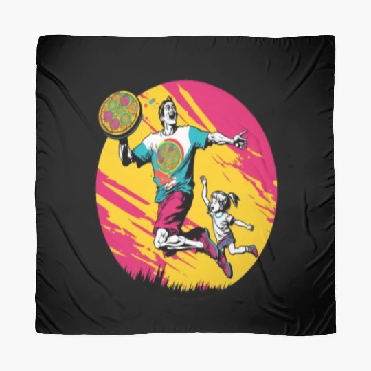 Ultimate Frisbee Retirement Appreciation Pop Art Scarves