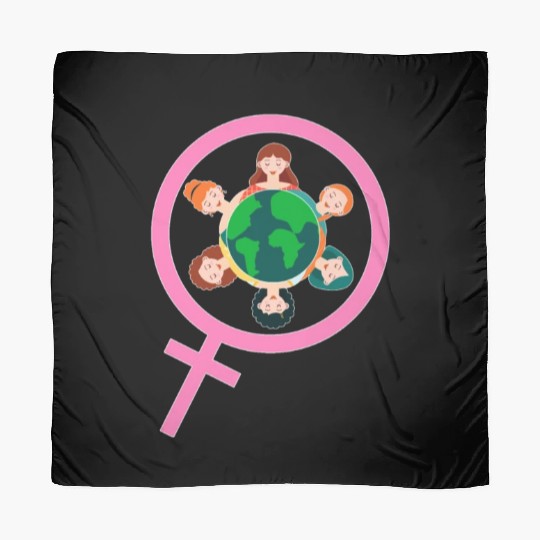 International Women's Day Embrace Equity Scarves