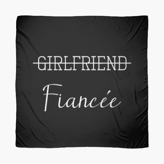 Girlfriend Fiancee Couple Engagement Engaged Scarves