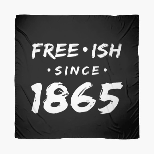 Juneteenth free since 1865 Black History US Africa Scarves