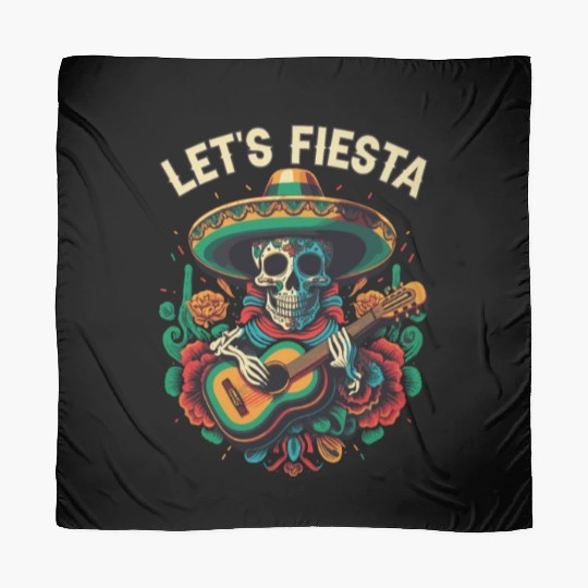 Let's Fiesta Cinco De Mayo Mexican Pride Mexico Scarves