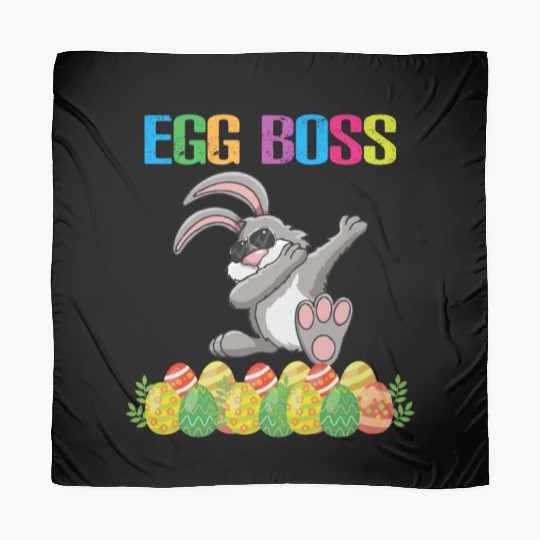 Dabbing Egg Boss Easter Bunny Scarves