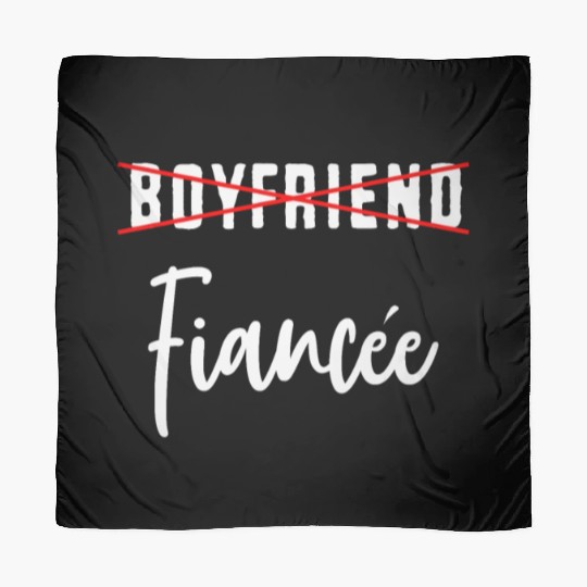 Couple Engagement Engaged Men Funny Fiancee Scarves