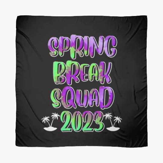 Spring Break Squad Summer Vacation Spring Break Scarves
