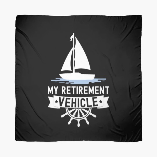 Retirement Vehicle Sailor Sailboat Scarves