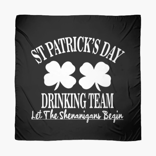 St Patrick Day Drinking Team Let The Shenanigan Scarves