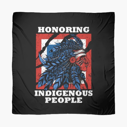 Honoring Indigenous People Heritage Native America Scarves