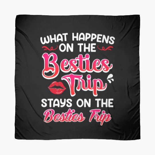 Besties Trip Friends Summer Vacation Spring Break Scarves