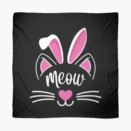 Happy Easter Motif Easter Eggs Funny Easter Bunny Scarves