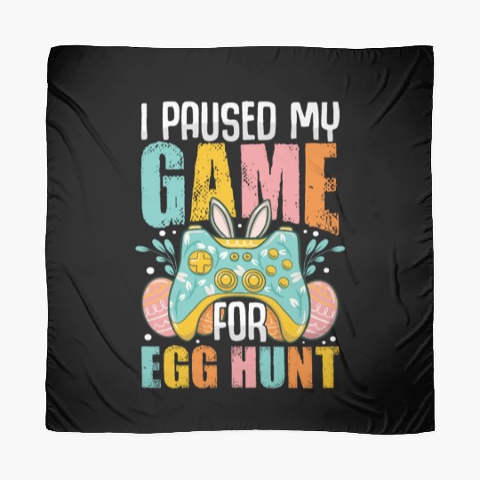 Happy Easter Motif Easter Eggs Funny Easter Bunny Scarves