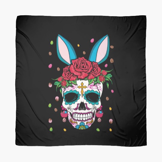Happy Easter Sunday Dia De Los Muertos Scarves