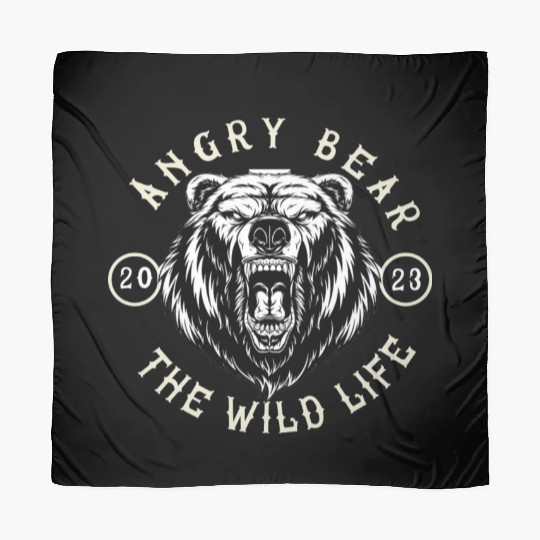 Angry Bear | The wild life Scarves
